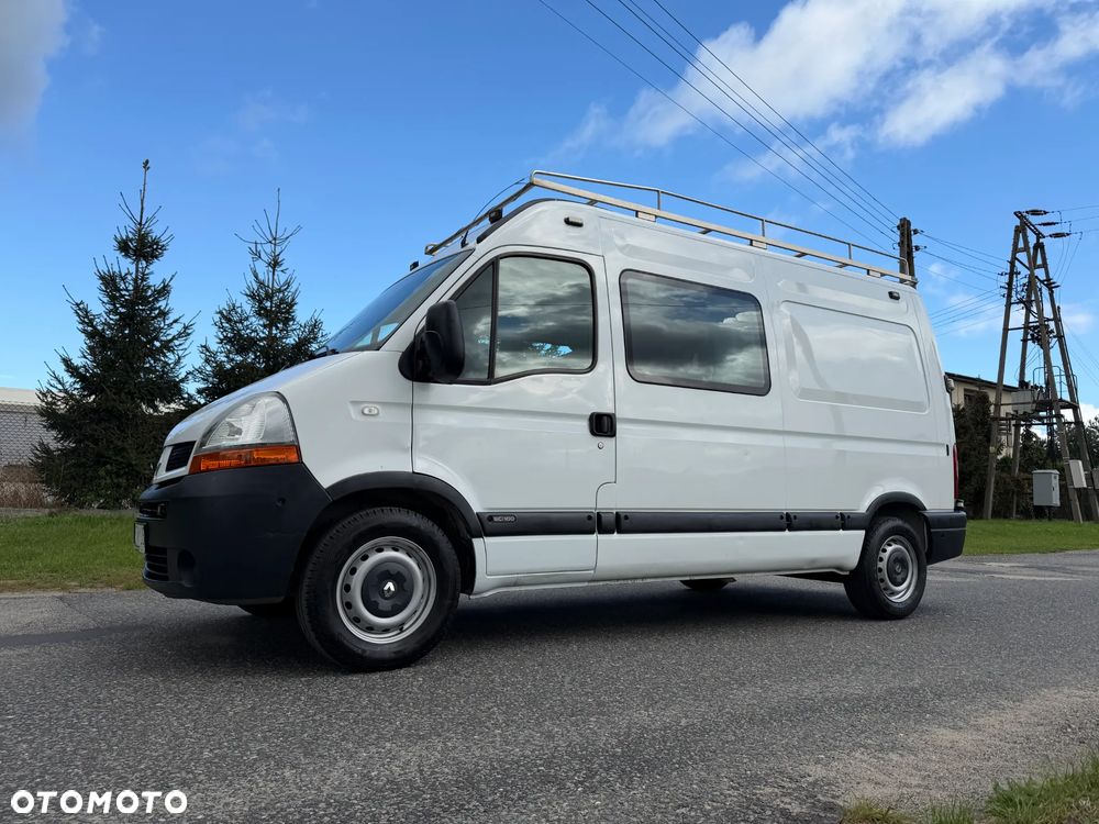 Renault Master 2.5 / 100KM * L2H2 * Brygadówka * 6 Osób *