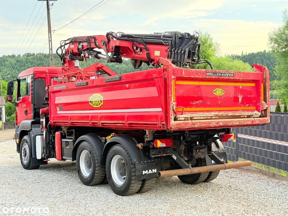 MAN * MAN 26.360 TGS * HDS Kran Atlas 240.2 * 6x6 * Kiper Wywrotka Meiller* Kosz Łyżka * Energetyka * - 9