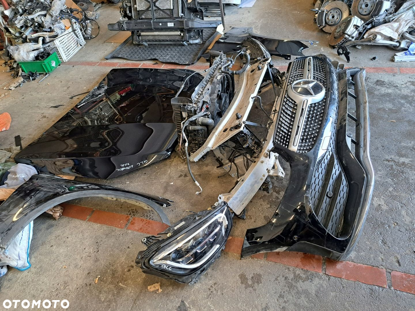 Mercedes 253 glc lift amg błotnik pas chłodnice zderzak maska lampy - 3