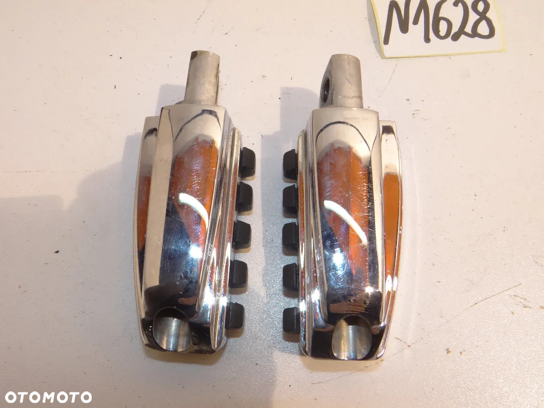 Harley Davidson Softail FXST Twin Cam podnóżki kierowicy pasażera + set mocowania + dźwignia hamulca tył N1628 - 17