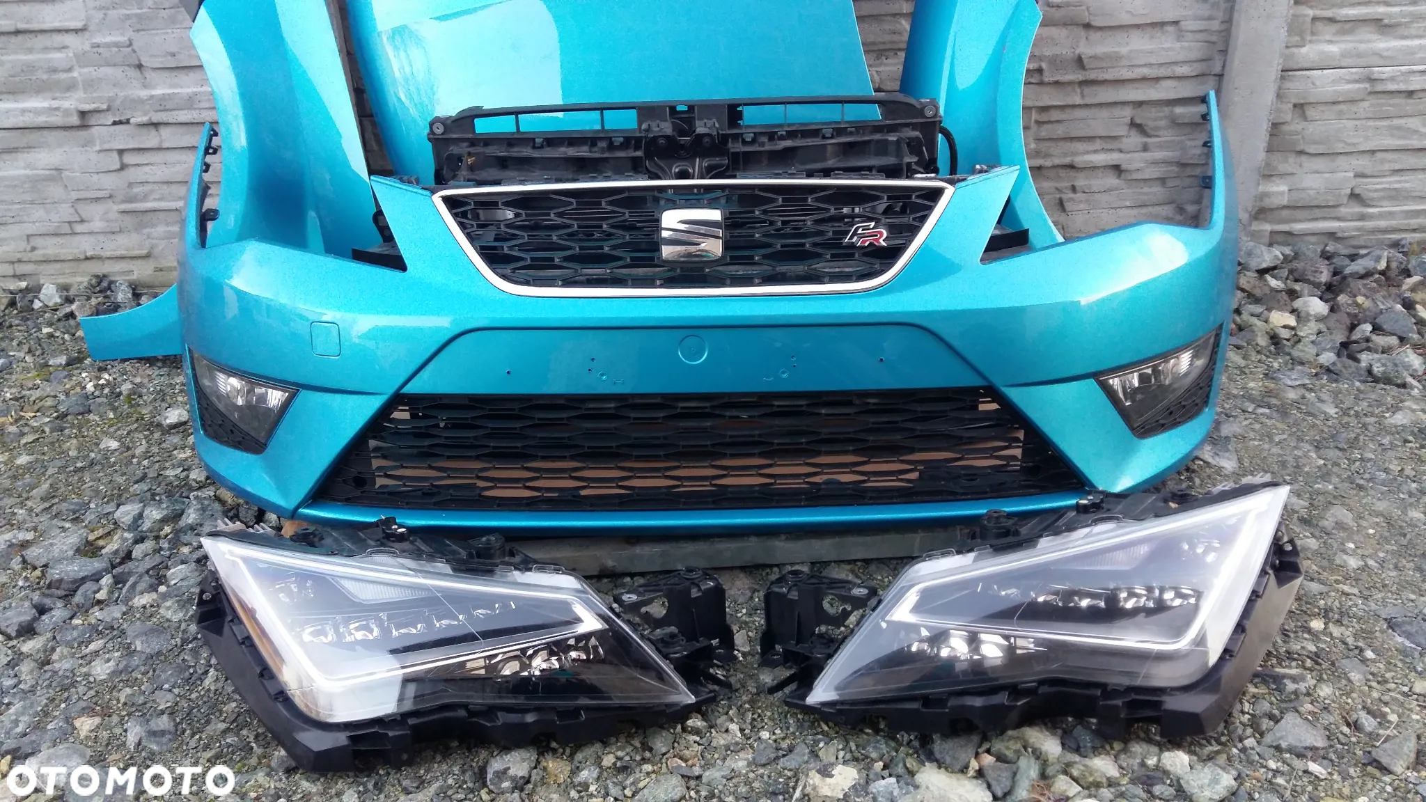 Seat LEON 3 III 5F FR CUPRA 2015r BIAŁY LS9R LUB NIEBIESKI LW5N Przód Maska zderzak błotniki DRZWI - 4