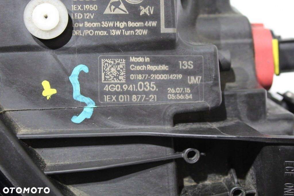 Audi A6 C7 4G0 Lift Matrix Full Led Lewy Lampa Przód Przednia Lewa - 5