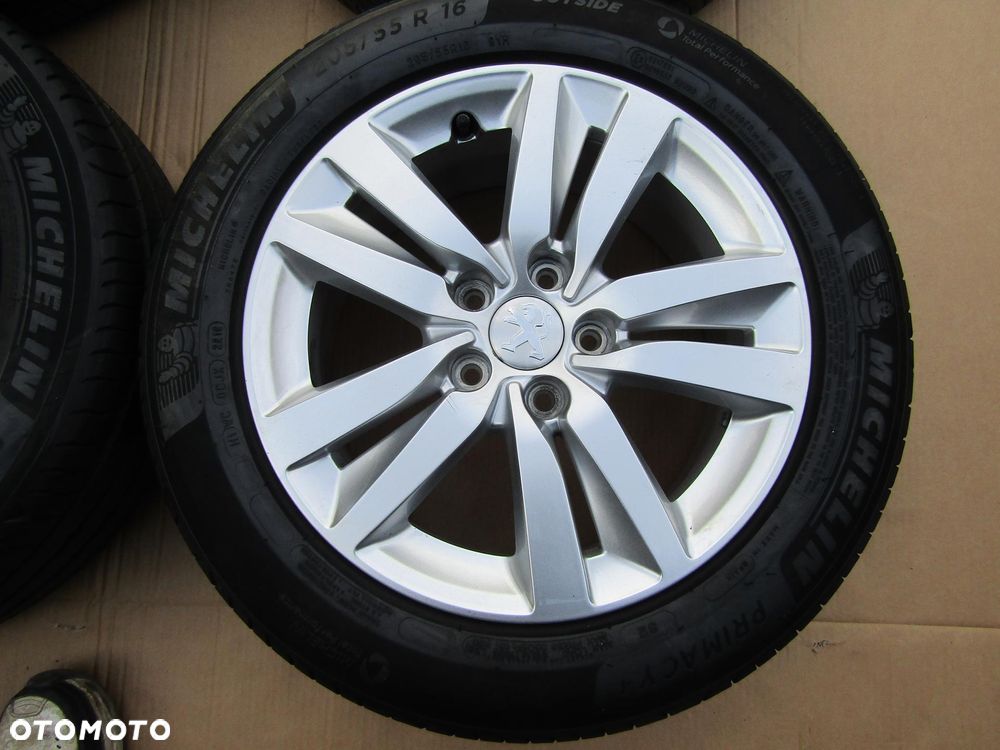 4x Felgi Koła 16 Peugeot 308 II 508 407 Rifter Expert III Partner III Citroen Jumpy Berlingo III Toyota Proace 7 j 5x108 ET44 + Opony 205/55 16 Michelin - 10