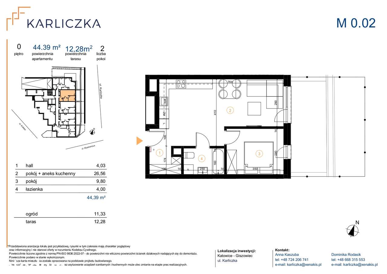 PROMOCJA !!! | Karliczka | mieszkanie 2-pok. | A.0.02