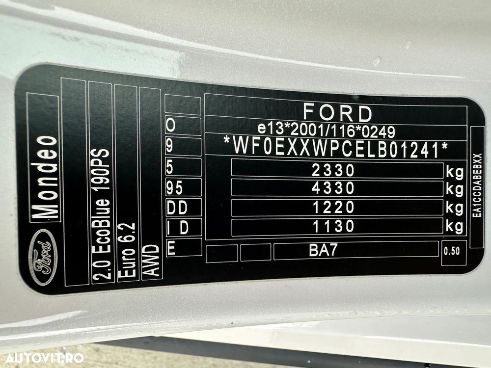 Ford Mondeo 2.0 TDCi Aut. AWD Titanium - 36