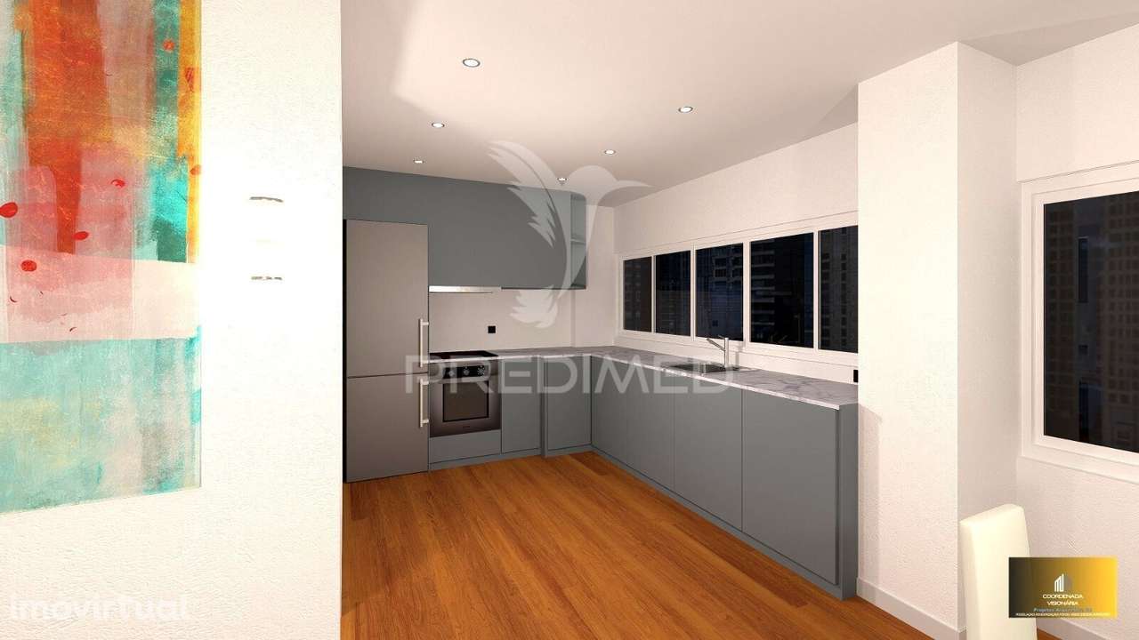 T2 Totalmente Remodelado | 8º Andar com Vista Rio - Grande imagem: 2/22