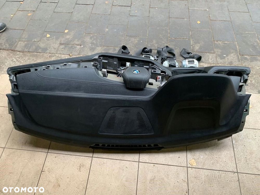 konsola airbag pasy komplet bmw x5 g05 skóra - 2