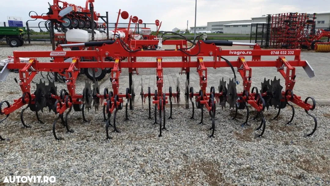 Toscano Cultivator prasitoare 5 - 7 - 9 Ivagro - 12
