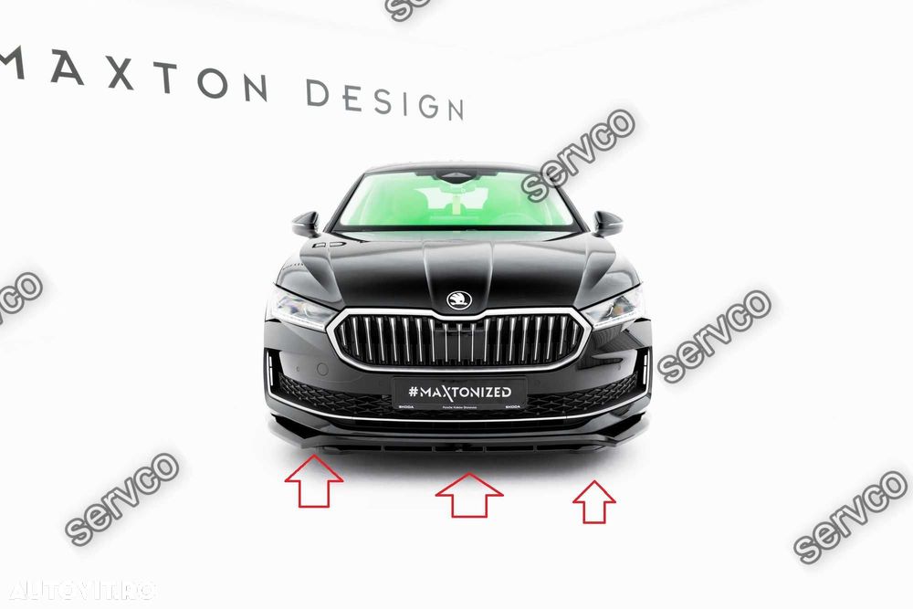 Pachet Body kit tuning Skoda Superb Sedan Mk4 2024- v3 Maxton Design