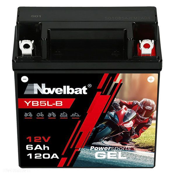 Akumulator Novelbat GEL-YB5L-B 6Ah 120A L - 2
