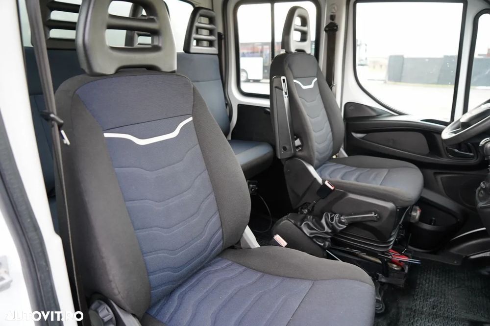 Iveco DAILY 35-140 / BASCULATOR / CU TRACȚIE MÂNĂ / DOUĂ TRACȚII / MANUAL / 6 LOCURI / - 31