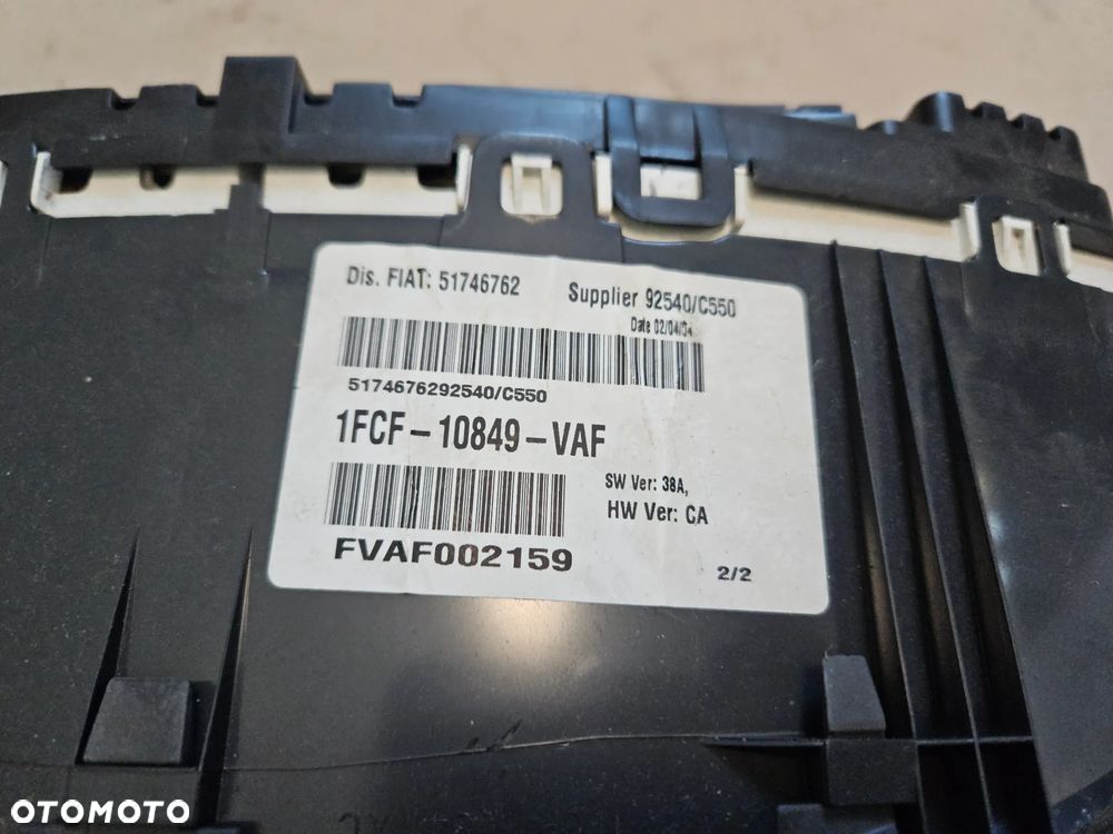 Licznik prędkościomierz Fiat Stilo 1,8 16V 2001r 1FCF-10849-VAF 51746762 - 4
