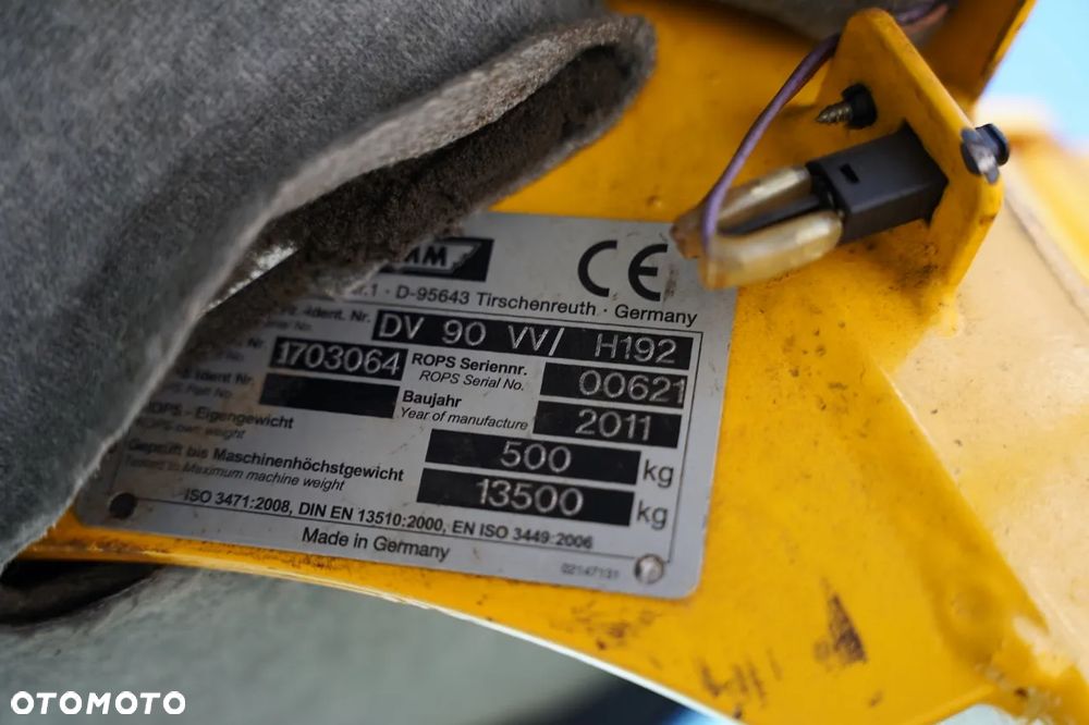Hamm DV 90 H192 WALEC WIBRACYJNO-OSCYLACYJNY TYPU TANDEM - 35