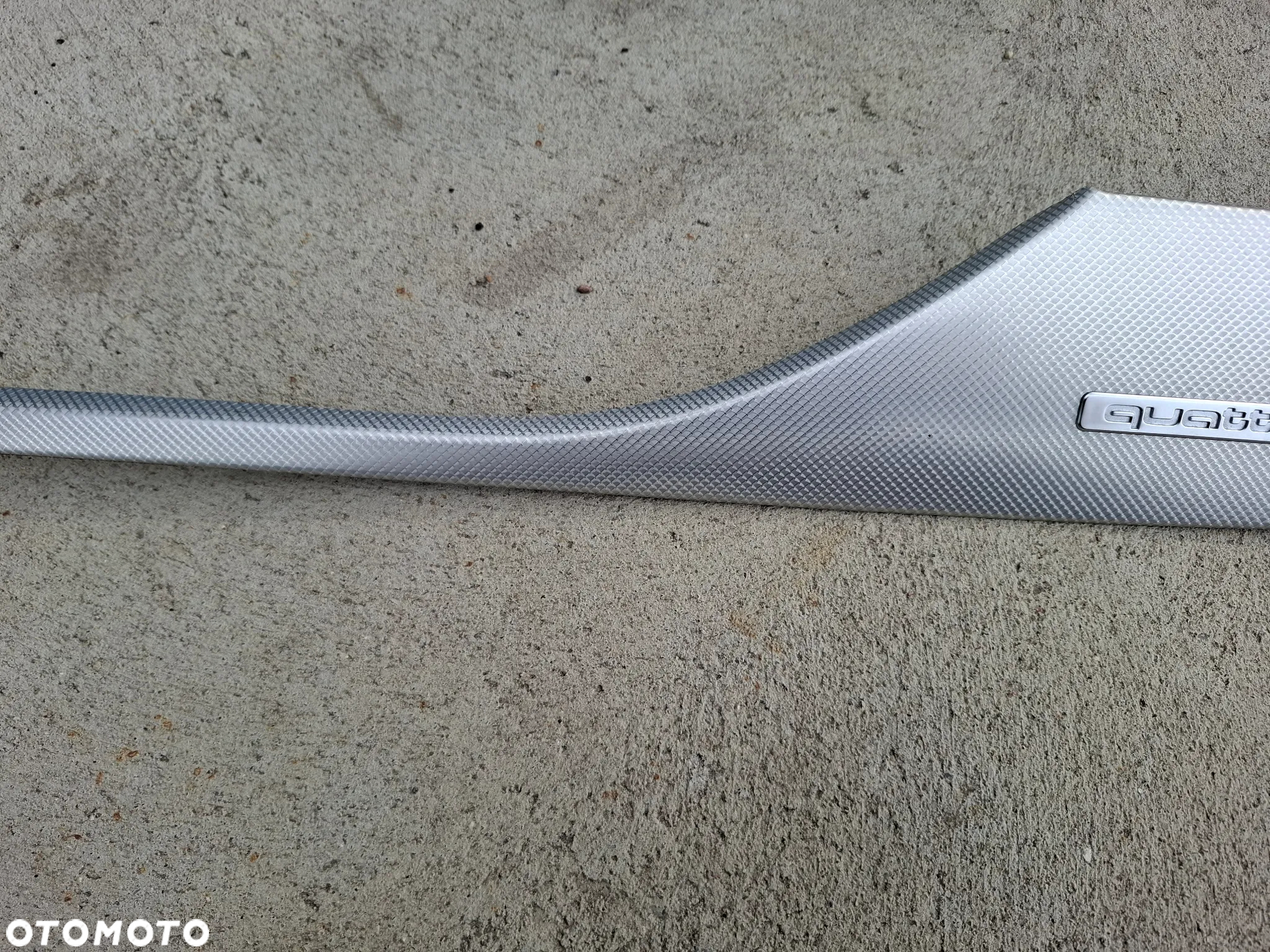 Listwa Ozdobna Nakładka Deski Quattro Aluminium Audi A6 C7 - 4