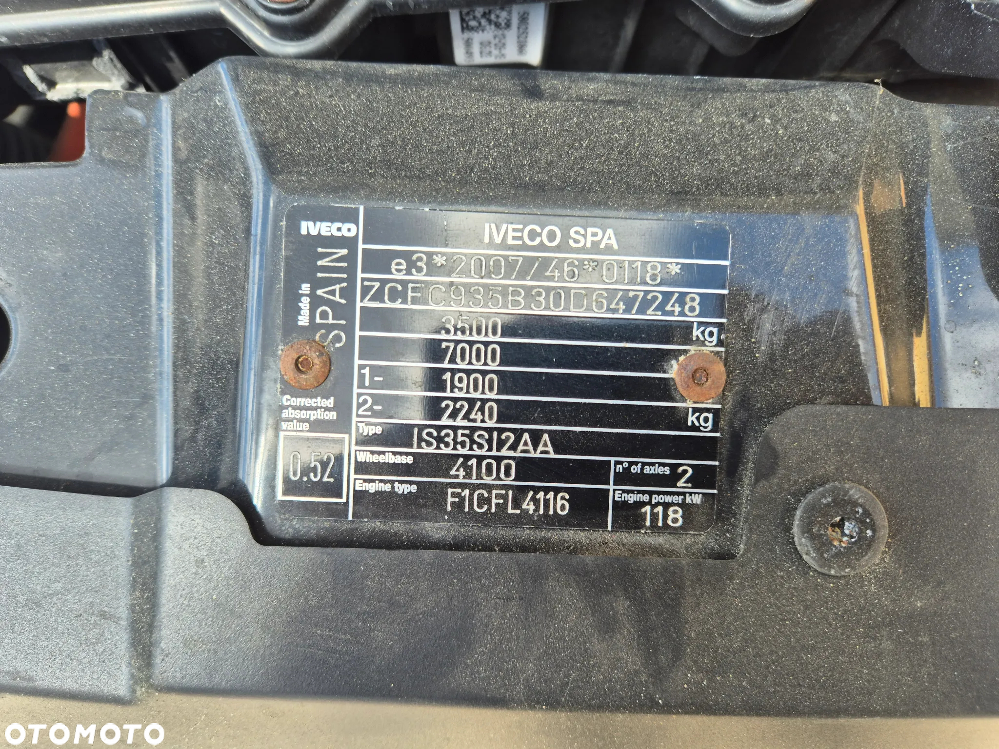 Iveco DAILY 35S16 3.0 SUPER STAN 269.000 RAMA 4.10 ROZSTAW SKRZYNIA - 21