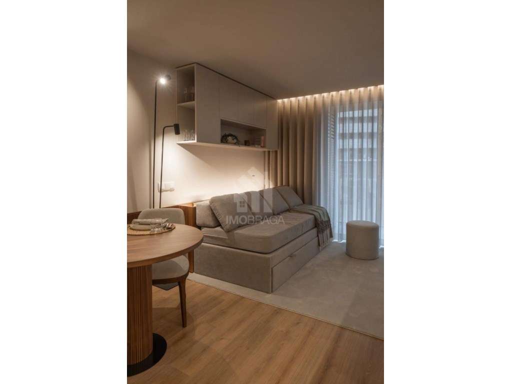 Fantástico Apartamento T0 Novo em São Vítor, Braga - Conclusão 1º S... - Grande imagem: 4/25