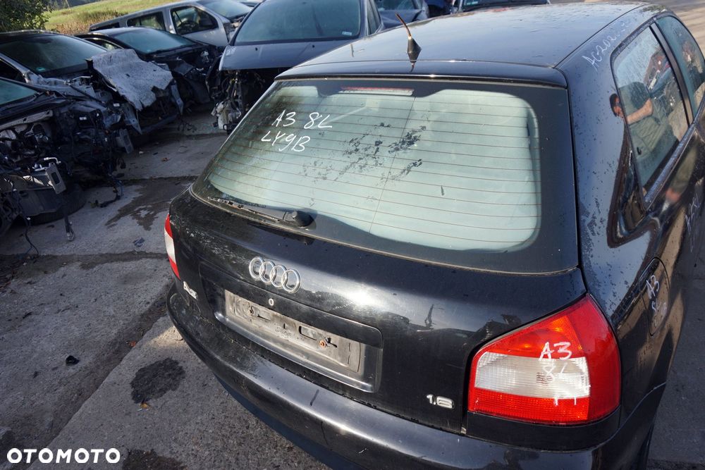 KLAPA BAGAŻNIKA TYLNA A3 8L1 3D HB LY9B CZARNY AUDI 1996-2003 - 3