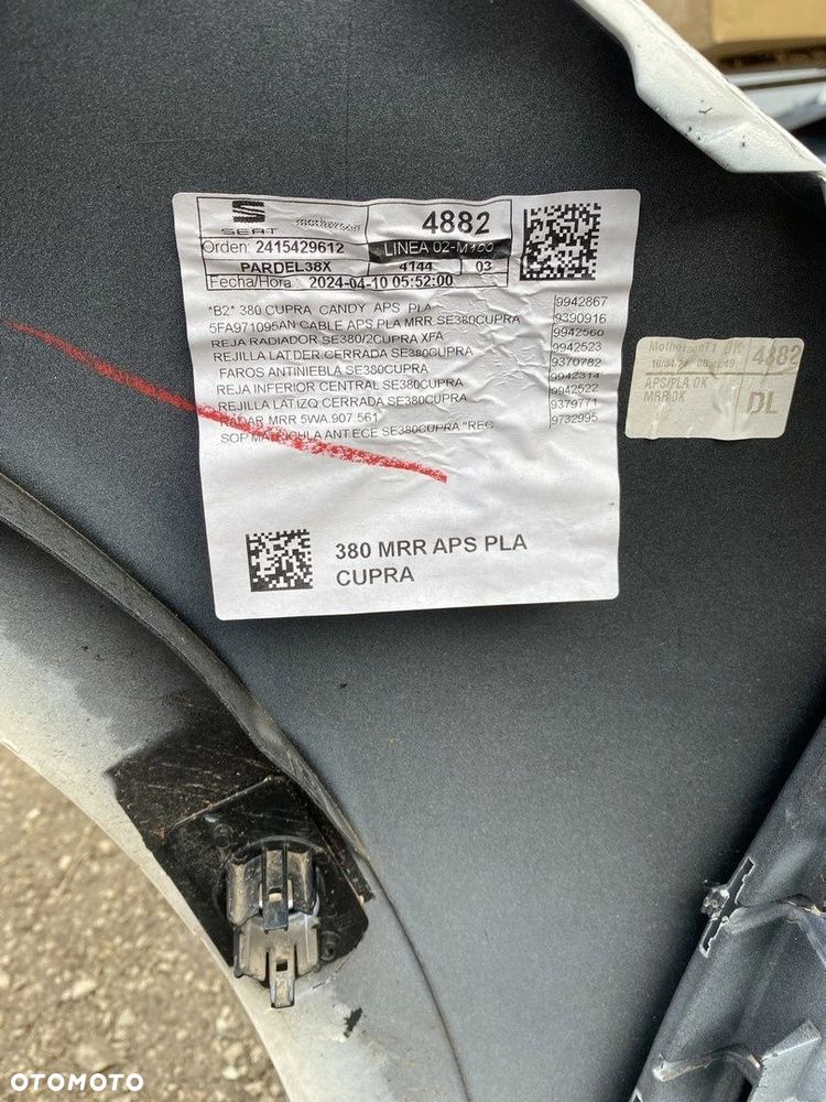 ZDERZAK PRZEDNI PRZÓD SEAT LEON IV CUPRA 5FA807221B - 10