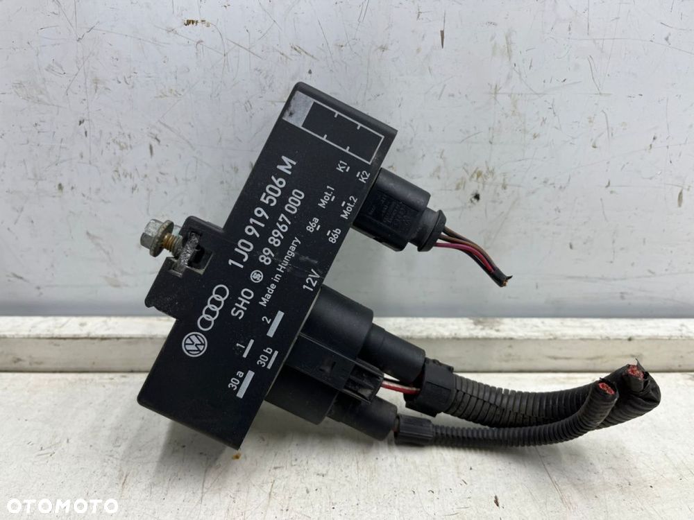 Moduł VW Golf Polo Fabia Octavia Leon Ibiza Audi A3 przekaźnik wentylatorów sterownik 1j0919506m - 1