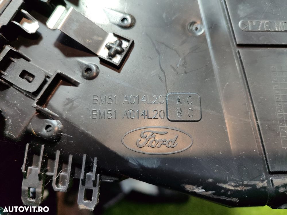 CONSOLA CENTRALA COMENZI AUDIO / GRILA FORD FOCUS MK3 BERLINA 1.6 DIESEL 2012 COD OEM BM51-A014L21 / BM51-A014L21-AC / BM51-A014L20-AC / 2011-2015 - 7