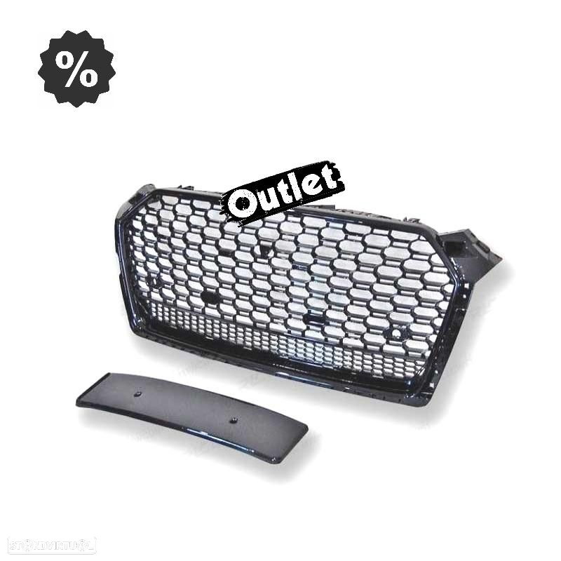 C010952C1 GRELHA AUDI A5 19- PRETO BRILHANTE LOOK RS5 QUATTRO - 9