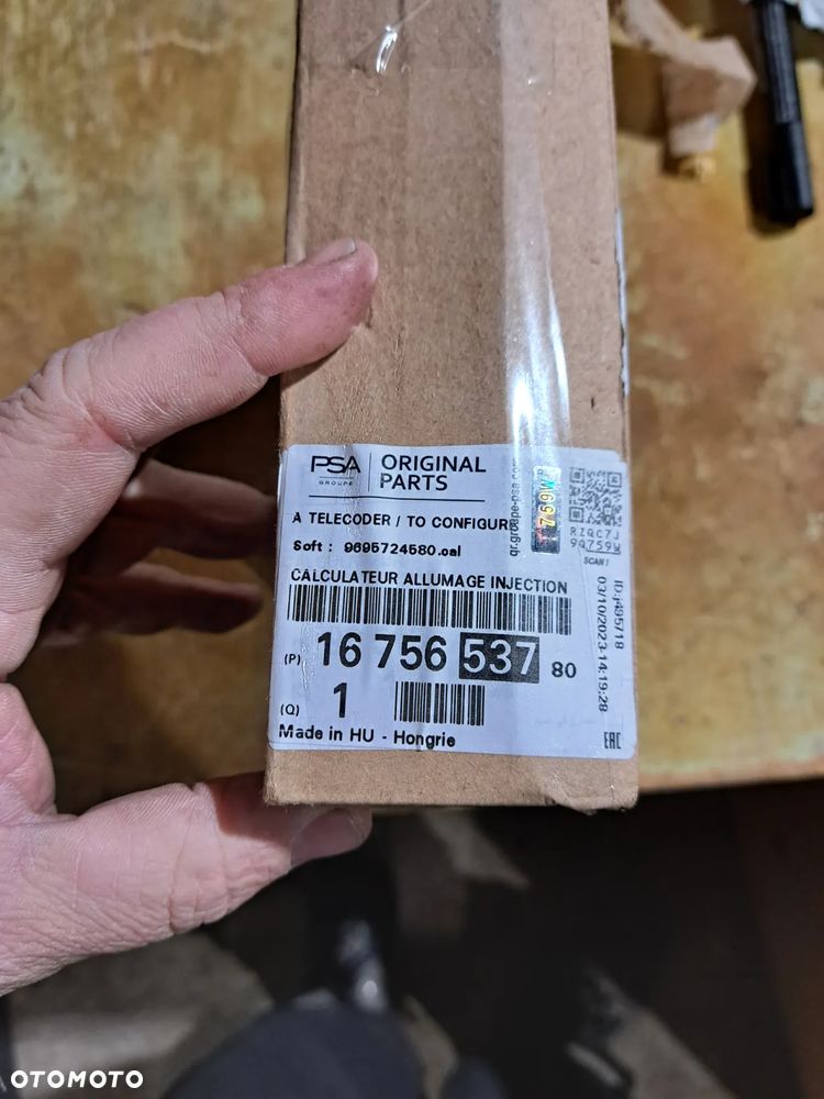 Komputer sterownik silnika ECU PSA Opel Peugeot Citroen 1675653780 9838217080 9851331280 0261S105H6 - 8