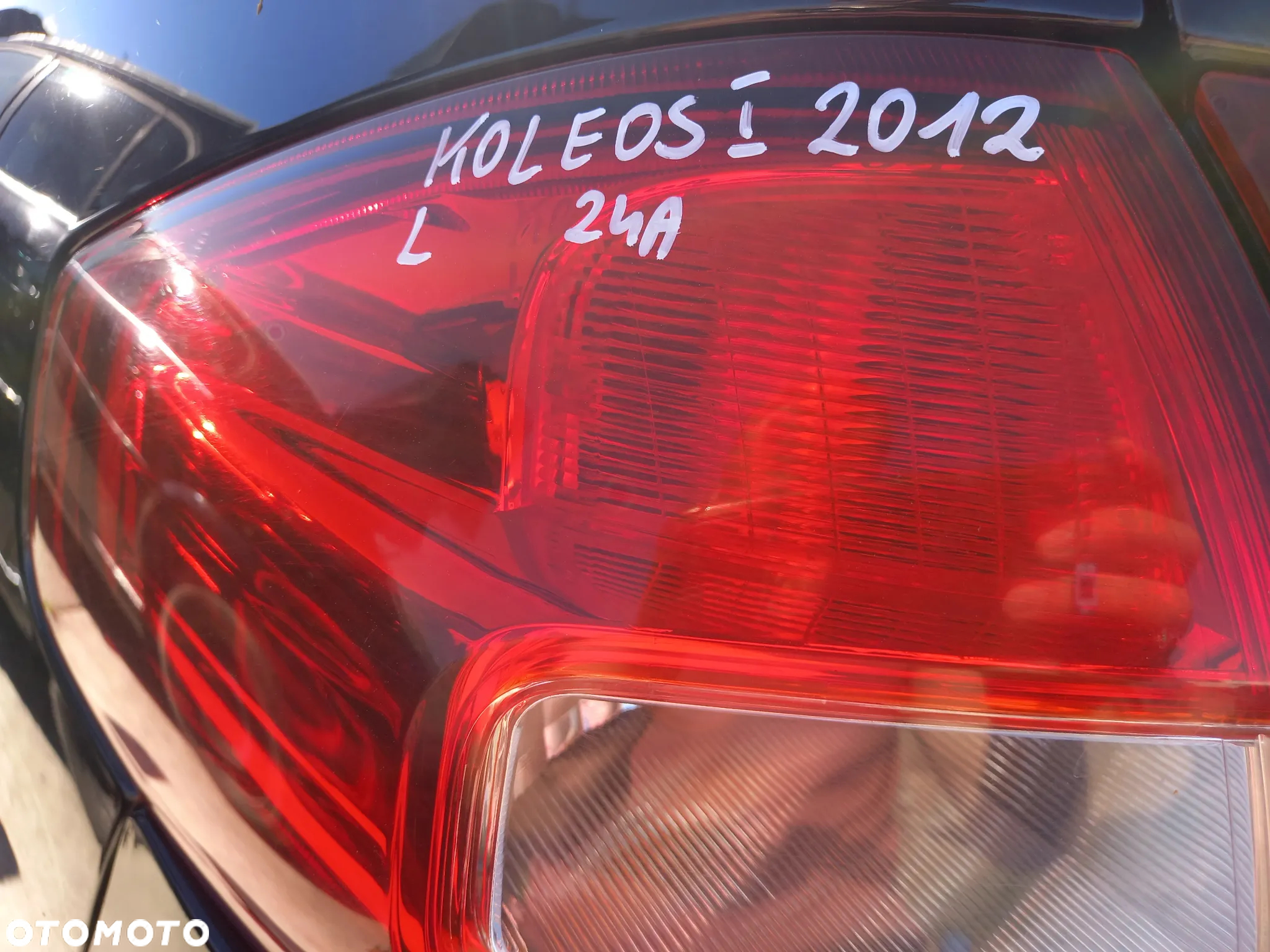RENAULT KOLEOS I LIFT LAMPA LEWY TYŁ LEWA TYLNA BŁOTNIK Z BŁOTNIKA - 6