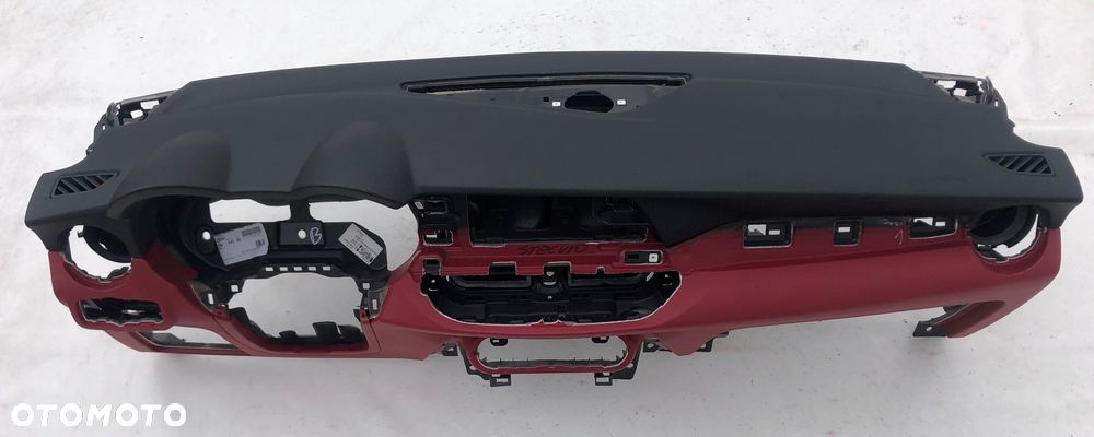 ALFA ROMEO STELVIO DESKA KONSOLA KOKPIT PULPIT PÓŁKA PARAPET PODUSZKI PODUSZKA AIRBAG KOLAN FOTELA KURTYNA KURTYNY PASY PAS USA KANADA naprawa - 5