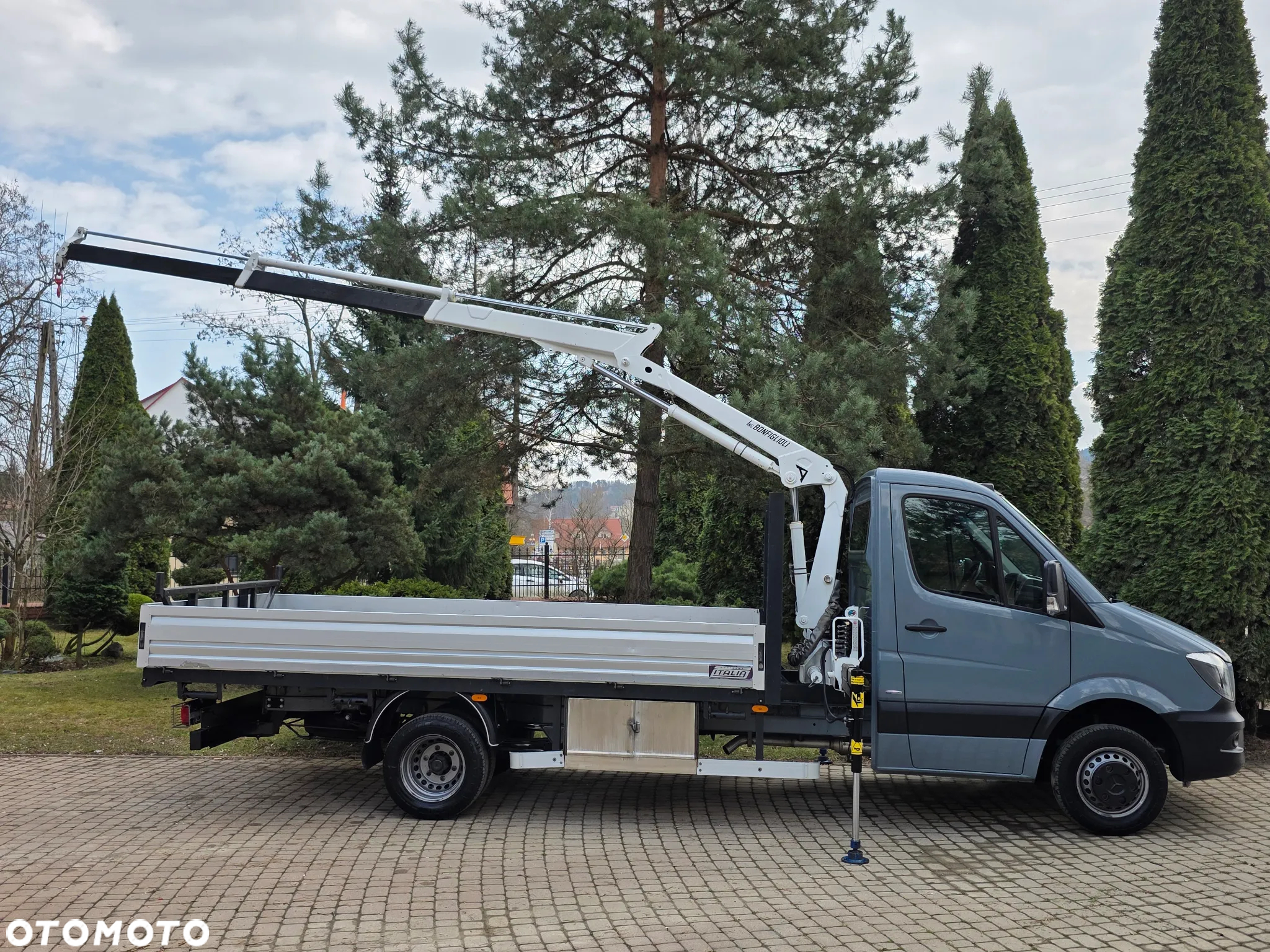 Mercedes-Benz Sprinter 519 CDI Skrzynia 4.30 M + HDS 1.8 Tony ! Klima ! 3.0 CDI  * 190 Km ! - 3