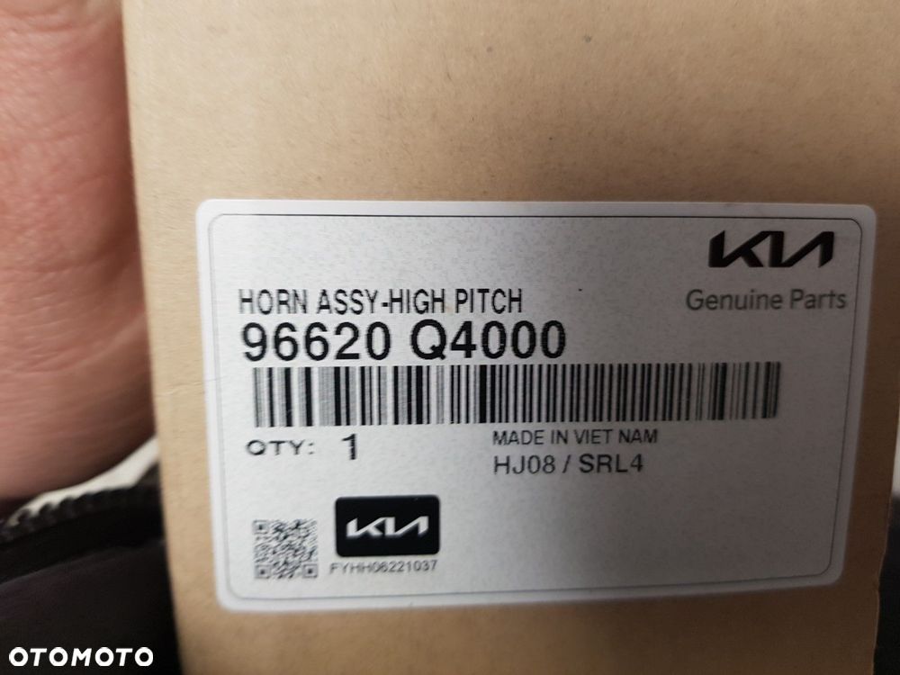 ORYGINALNY KLAKSON SYGNAŁ KIA NIRO I LIFT 19-22 96620-Q4000  96620Q4000 - 6