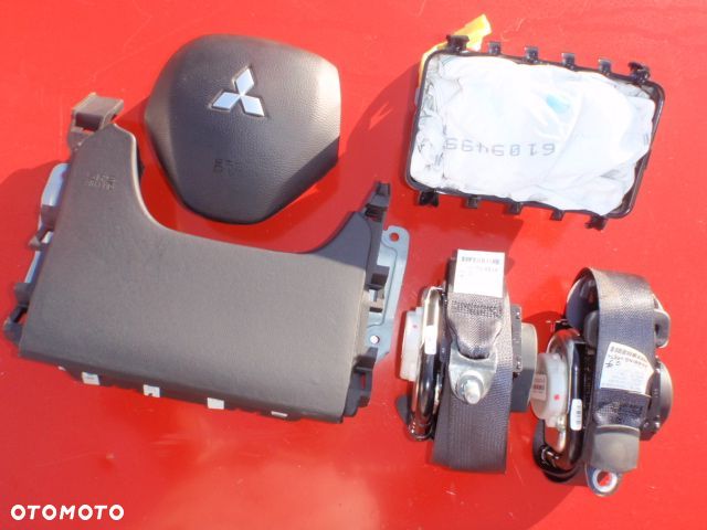 MITSUBISCHI ASX DESKA KONSOLA KOKPIT PULPIT PÓŁKA PARAPET AIRBAG PODUSZKI PASY PAS okazja WARTO !!! - 2