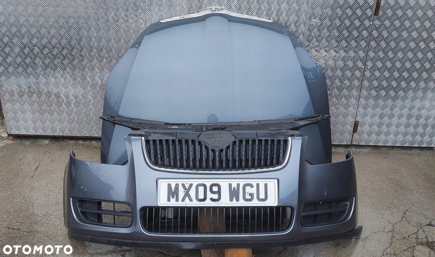ZDERZAK PRZÓD SKODA FABIA II ROOMSTER 07-11 LAK LF8J 9J9J 9153 - 1
