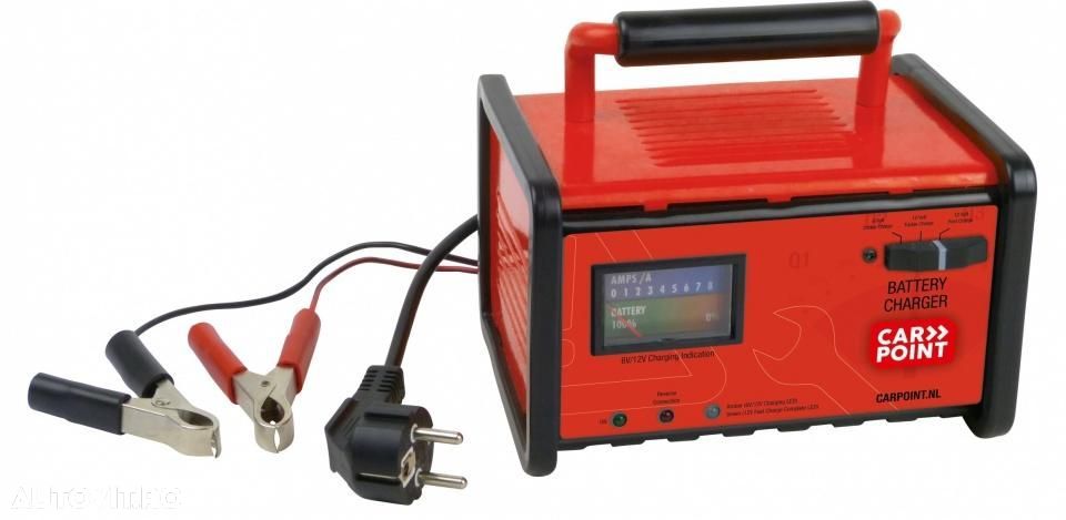 Incarcator acumulator auto Carpoint 6V-12V redresor cu incarcare si mentenanta baterie - 1