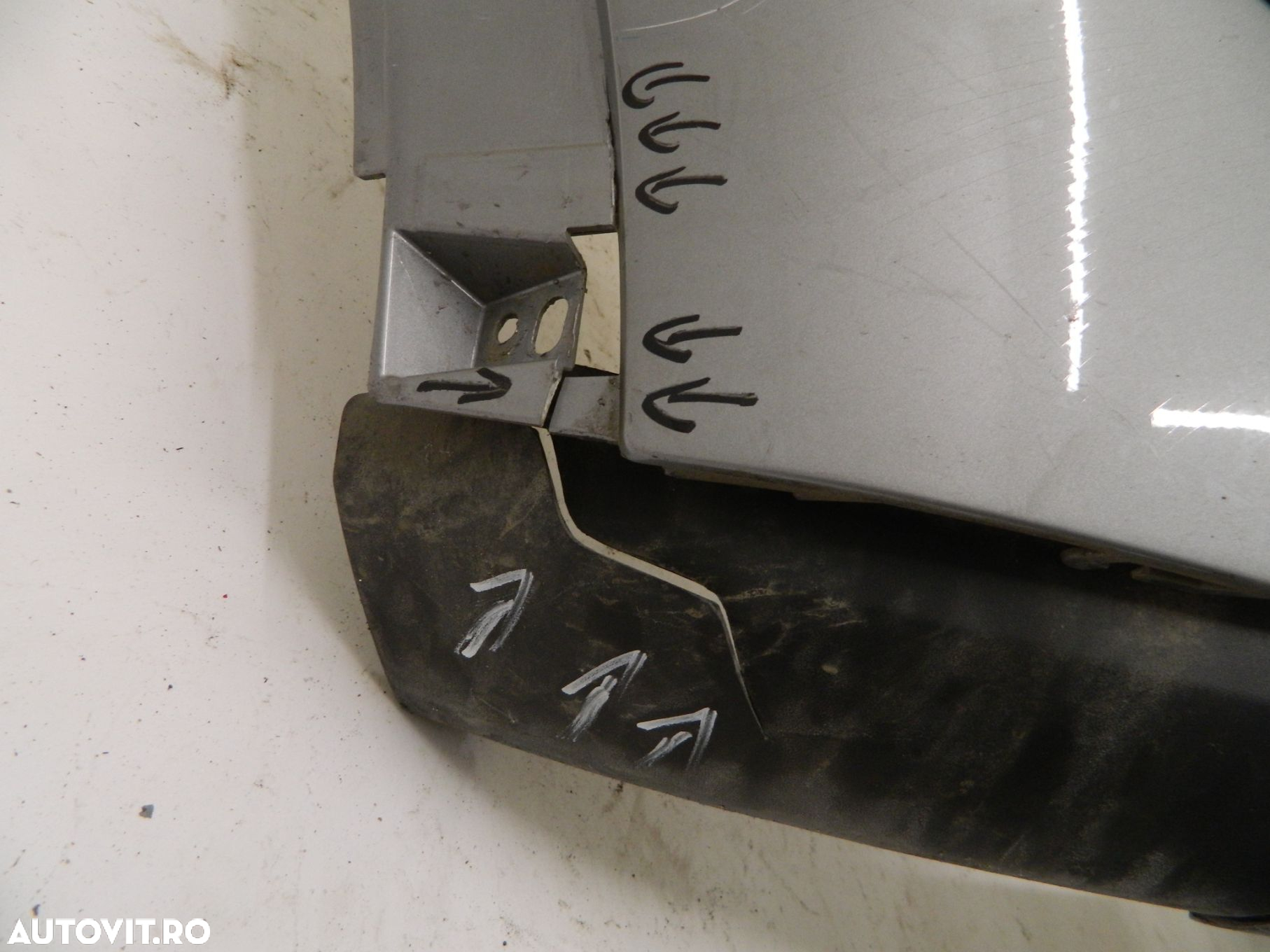 Bara fata Ford Puma, 2019, 2020, 2021, 2021, L1TB-17757-A, fisurata in partea de jos,include spoiler cu ornament fisurat in partea dreapta. - 7
