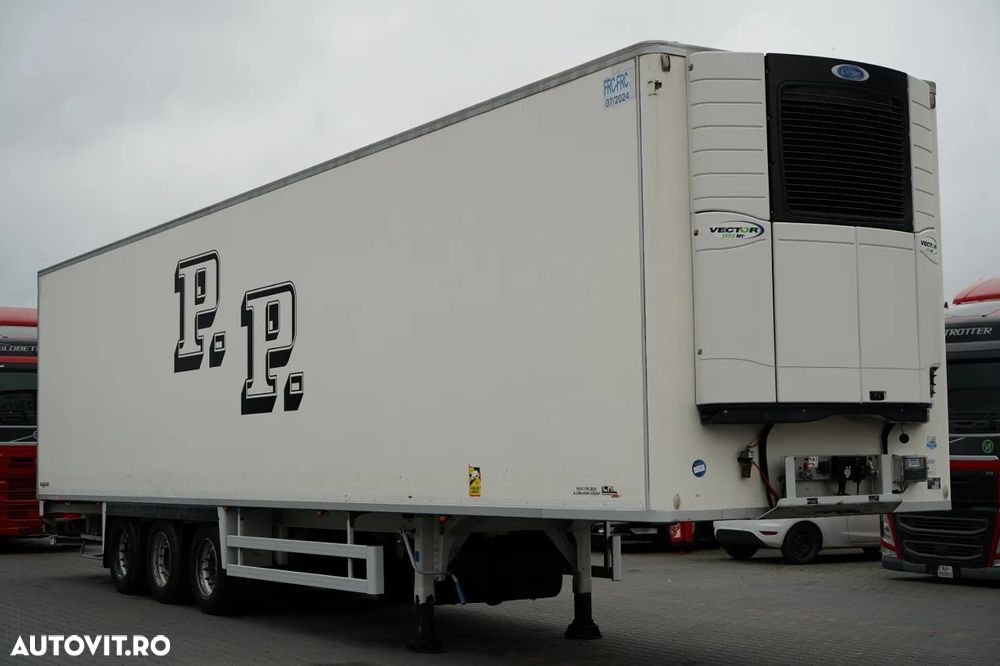 Chereau REFRIGERAT / VECTOR TRANSPORT 1950MT / DOPPELSTOCK / MULTITEMPERATURĂ / 2 AXE RIDICABILE / SAF / IMPORTAT - 8
