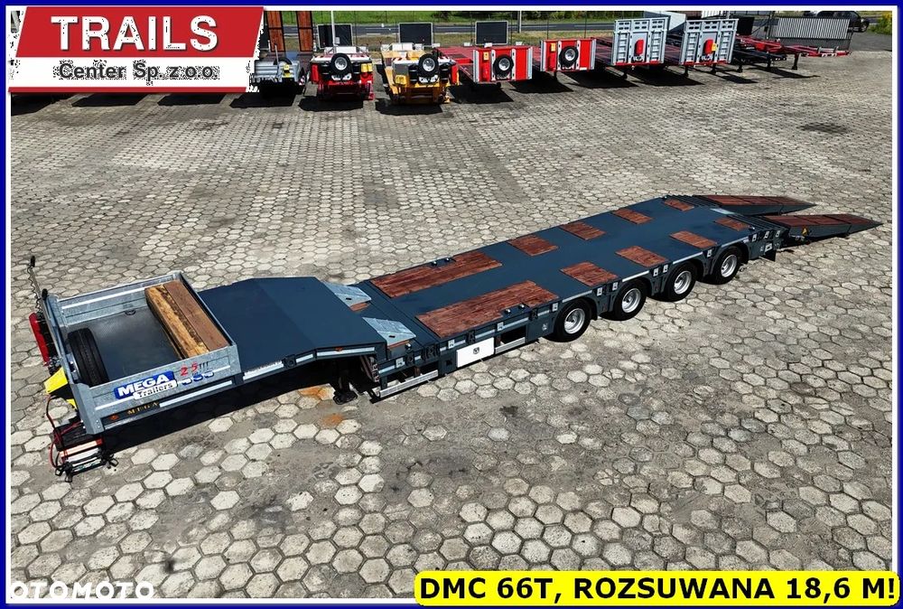 Inny Niska podłoga 4-osie, rozciągana dł. 18,60 m,  własne PTO, NAJAZDY HYDRAULICZNE. !!! - 3