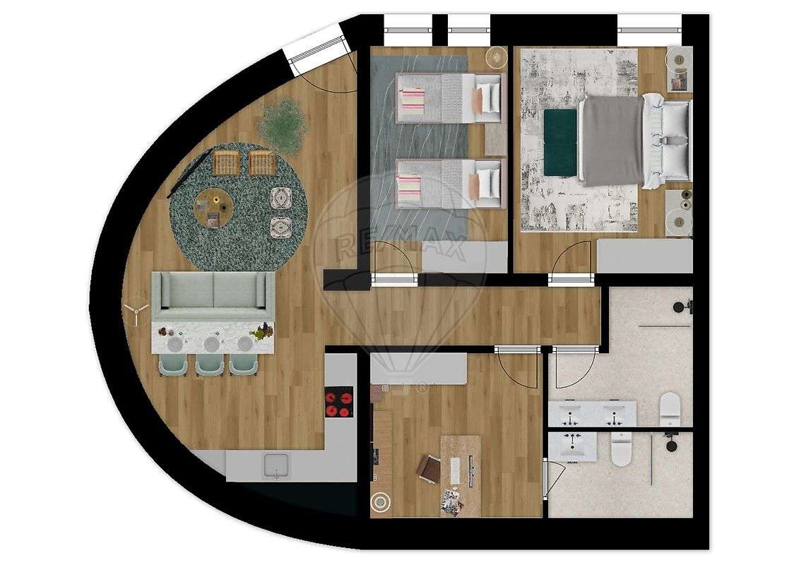 Apartamento T2 para venda - Grande imagem: 4/4