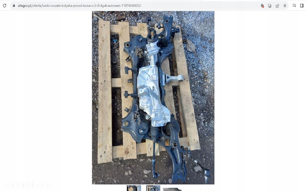 SANKI WÓZEK KOŁYSKA PRZÓD kona N 2,0 TGDI AUTOMAT - 1