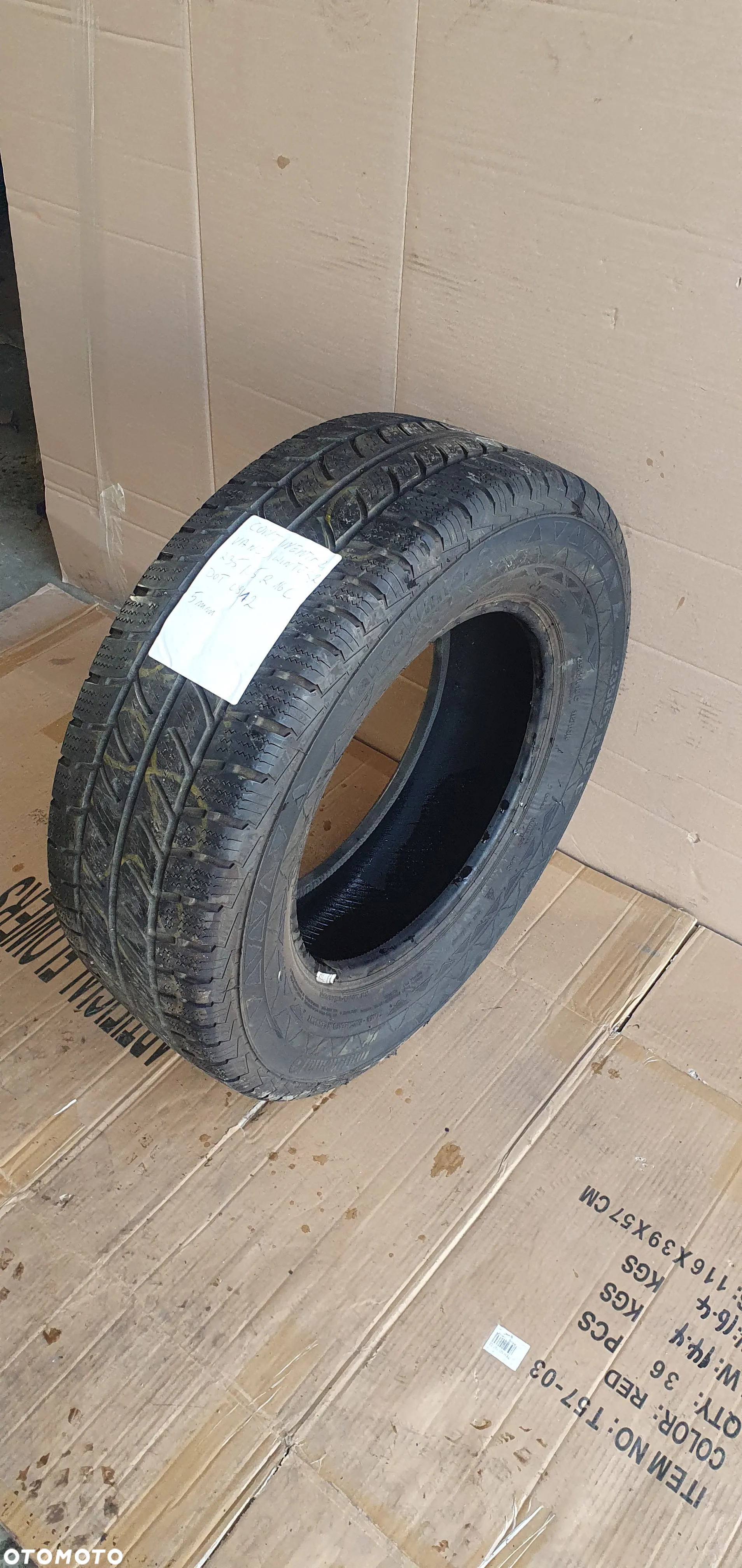 1X Opona Continental Vanco Winter 2 235/65 R16C 5mm 0912 - 2