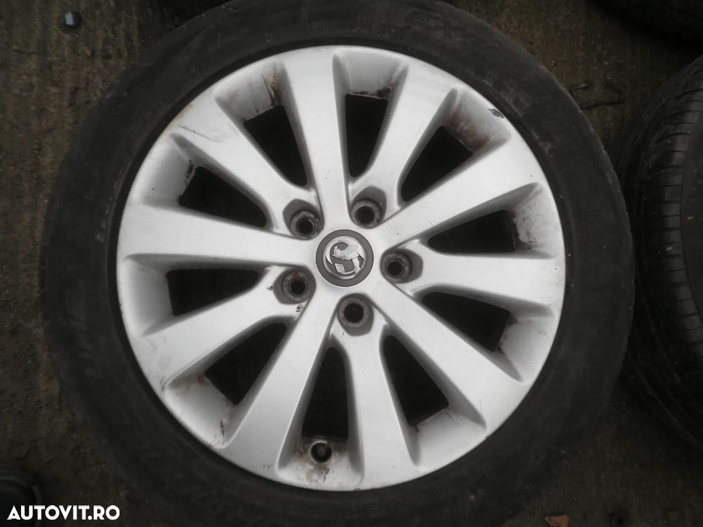Jante 17" Opel Astra J 5x115 7J ET44 anvelope 225/50/17 - 2