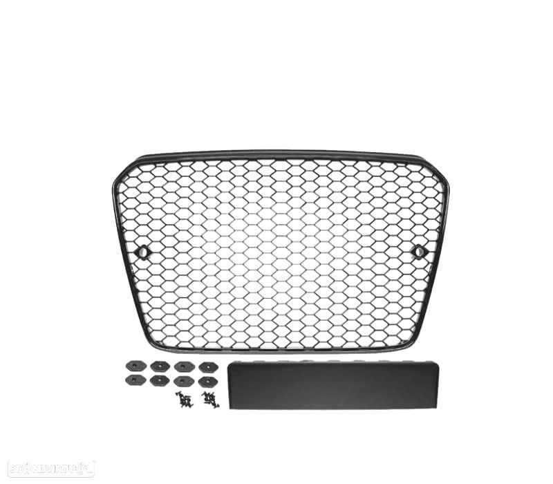 GRELHA FRONTAL AUDI A5 12-16 PRETO LOOK RS5 - 2