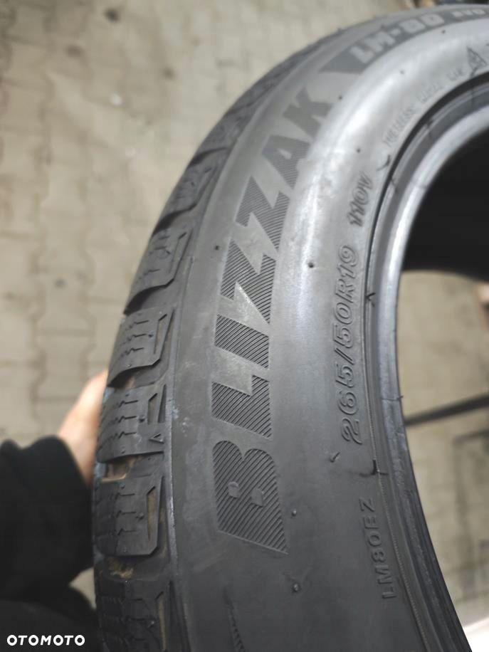 265/50R19 bridgestone 8mm opony zimowe 50023 - 6