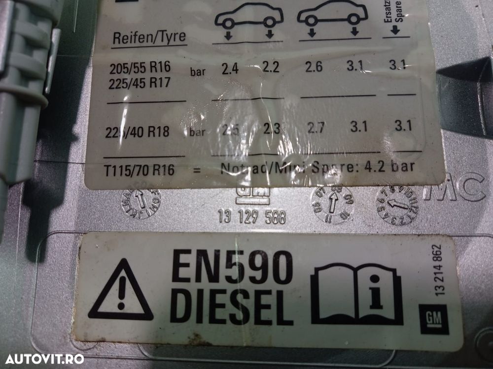 Capac rezervor combustibil 13129588 Opel Zafira B [2005 - 2010] 1.7 c - 3