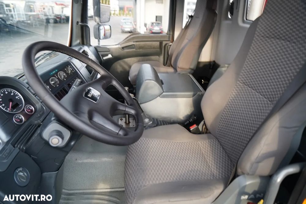 MAN TGA 18.360 / 4X4 / BASCULĂ CU 2 LATE / CLAPETĂ HIDRAULICĂ / LATERALĂ HIDRAULICĂ / SUPPORT FRONTAL / SPECIAL / MANUAL - 25