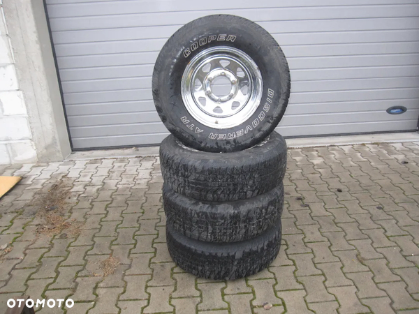 Pajero L200 Galloper Patrol Sport felgi kola 235/75R15 chrom Discoverer ATR Cooper