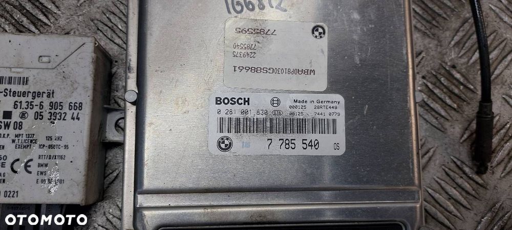 ZESTAW STARTOWY BMW E39 530 D 7785540 STACYJKA AUTOMAT - 5