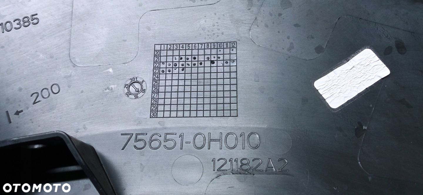 TOYOTA AYGO X 20- LISTWA BŁOTNIKA PRAWY TYŁ TYLNA 75605-0H020 - 11