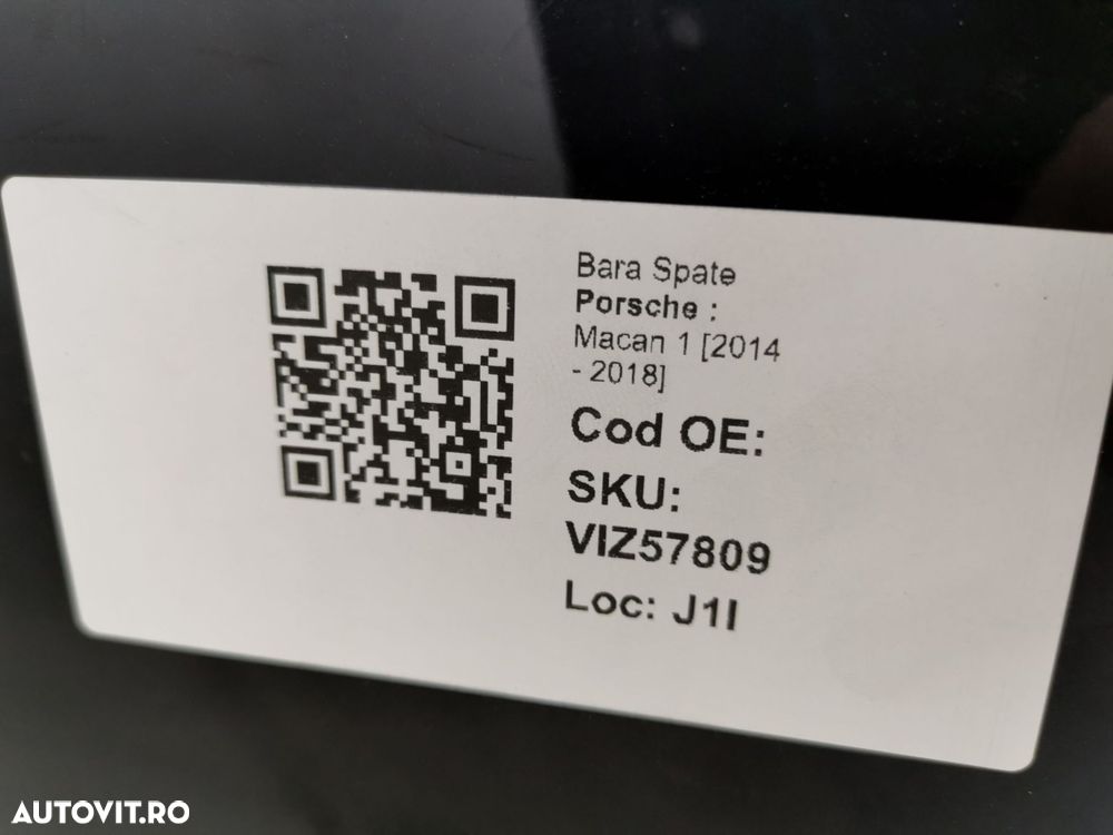 Bara Spate Porsche  Macan 1 [2014 - 2018] Originala In Stare Buna - 8