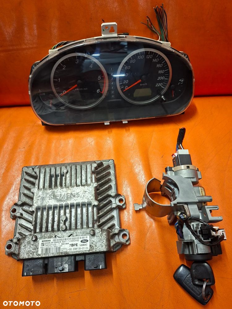 Zestaw startowy komputer Mazda 2 DY 2003-2007 1,4 DIESEL AUTOMAT