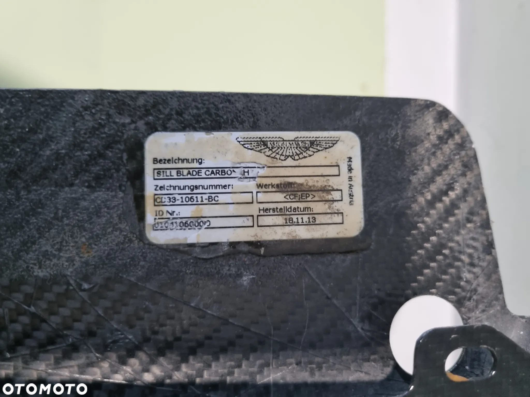 Próg Listwa Progowa Astib Martin Vanquish KARBON cd33-10611-bc - 3